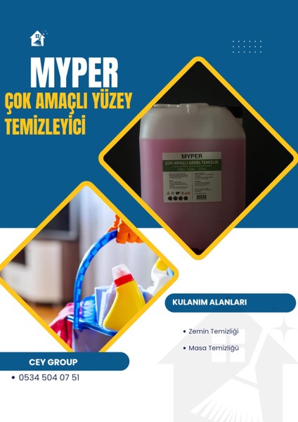 Çok Amaçlı Yüzey Temizleyici 20 Lt fiyatları