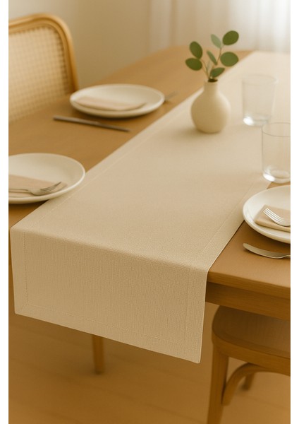 Lüks Linen Keten Şık Masa Örtüsü Runner 35X150 cm fırsatları
