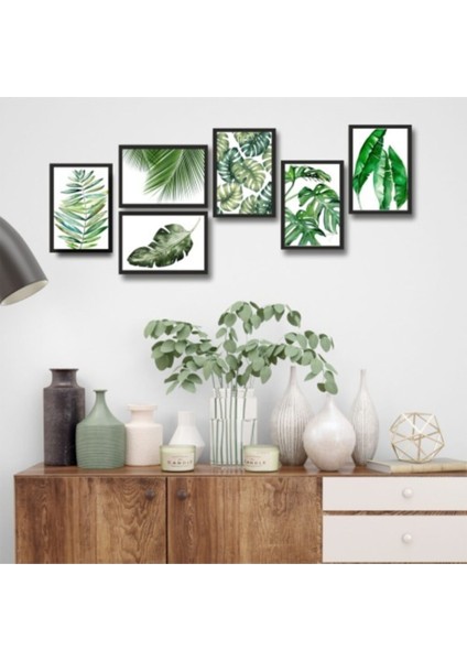 6 Parça Çerçeveli Mdf Tablo fiyatları