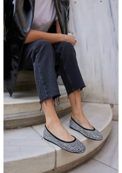 Marton Kadın Bej Tule Taşli File Babet indirimleri