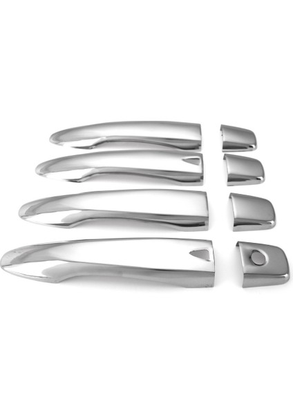 Nissan Qashqai Krom Kapı Kolu Sensörlü 2014 ve Sonrası 4 Kapı Paslanmaz Çelik fiyatları