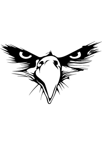 Kartal Göz Sticker Araba, Motorsiklet, Kask, Laptop, Cam Sticker 14X9 cm indirimleri