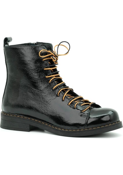 Hakiki Deri Fermuarlı Kadın Bot Kauçuk Taban - B617310 fiyatları