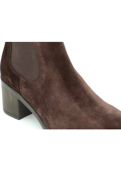 Hakiki Süet Deri Chelsea Model Kadın Bot Kauçuk Taban - B265960 indirimleri