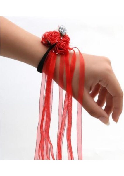 12 Li Lastikli Nedime Bilekliği Kırmızı fiyatları