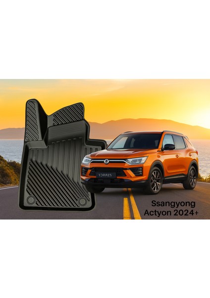 Ssangyong Actyon 2024+ Uyumlu 3D Oto Paspas Premium fiyatları
