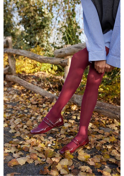 Cerry Kadın Lacivert Mını Topuklu Babet