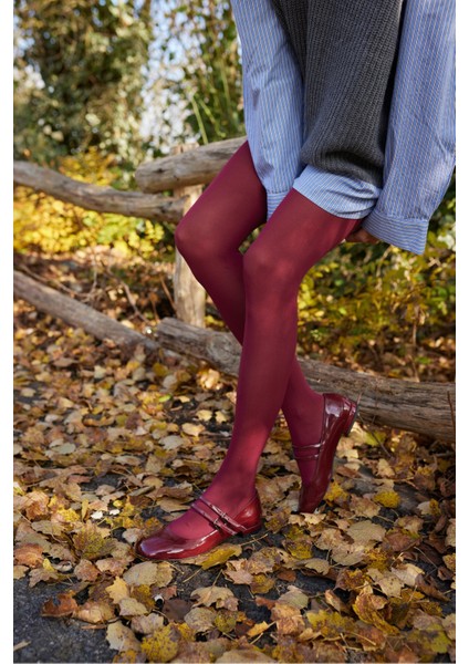 Cerry Kadın Lacivert Mını Topuklu Babet