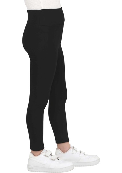 Kız Çocuk Yüksek Bel Içi Havlu - Şardonlu Termal Kışlık Günlük-Casual, Spor, Egzersiz, Tayt indirimleri