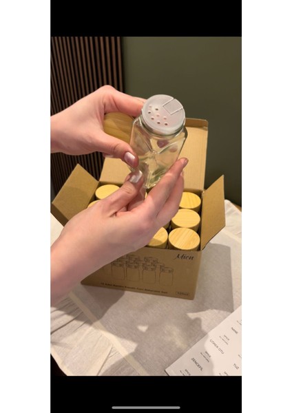 12'li Bambu Kapak Modern Baharatlık Takımı/merdiven Stant indirimleri