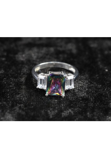 Baget Taşlı Gümüş Yüzük, Mystic Topaz Gümüş Yüzük fırsatları