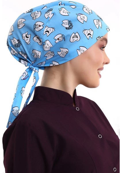 Tesettür Bone - 4111 Mavi Diş indirimleri