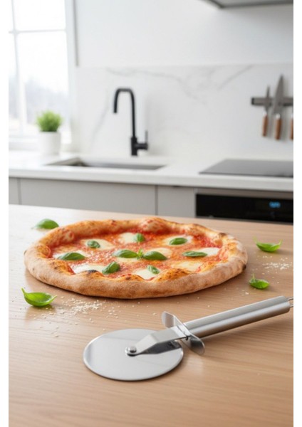 Büyük Boy Paslanmaz Çelik Hamur Kesme Ruleti & Pizza Ruleti 20 cm Hamur Kesici modelleri