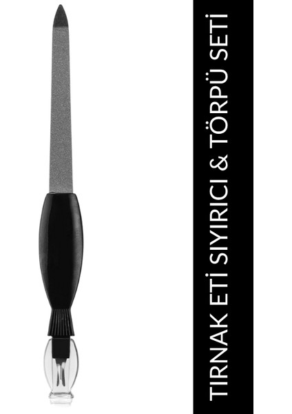 Tırnak Eti Makası |tırnak Eti Itici ve Sıyırıcı + Törpü Seti | Profesyonel Tırnak Bakımseti