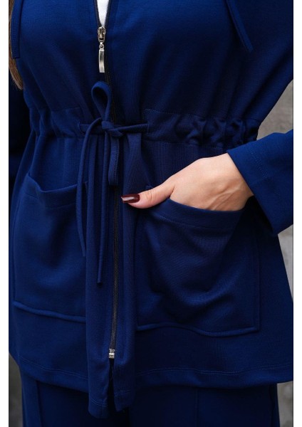 Bel Büzgülü Cep Detaylı Fermuarlı Modal Ikili Takım fiyatları