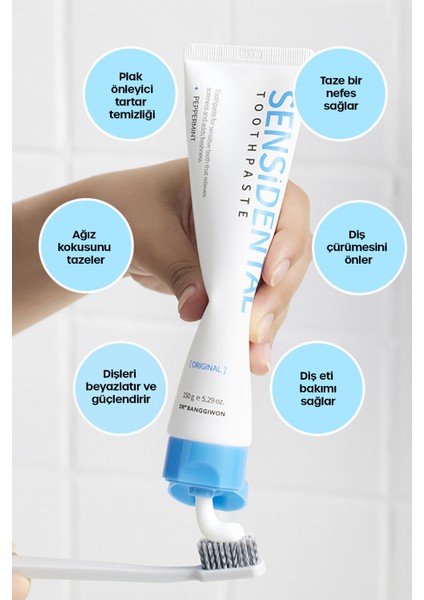 Sensidental Original Diş Macunu, Beyazlatıcı, Biberiye, Yeşil Çay, Peppermint Toothpaste 150 gr fiyatları