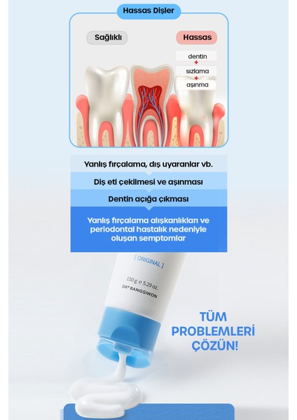 Sensidental Original Diş Macunu, Beyazlatıcı, Biberiye, Yeşil Çay, Peppermint Toothpaste 150 gr fırsatları