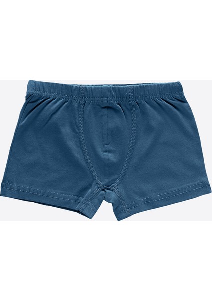 Erkek Çocuk 8'li Pamuk Elastan Boxer 8M209