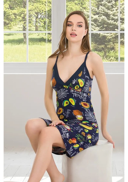 Lady Meyve Desenli Bayan Penye Gecelik fiyatları