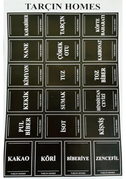 6'lı 300 ml Vakumlu Sızdırmaz Etiketli Akrilik Baharatlık Seti Saklama Kabı indirimleri