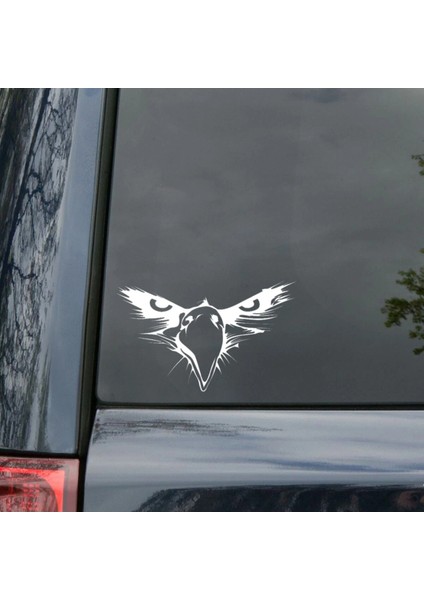 Kartal Göz Sticker Araba, Motorsiklet, Kask, Laptop, Cam Sticker 14X9 cm fırsatları