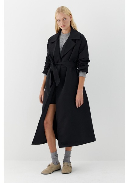 Lisa Trençkot Siyah