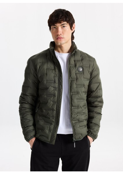 D5WM-MNT3306 Haki Kapitone Erkek Mont