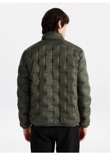 D5WM-MNT3306 Haki Kapitone Erkek Mont