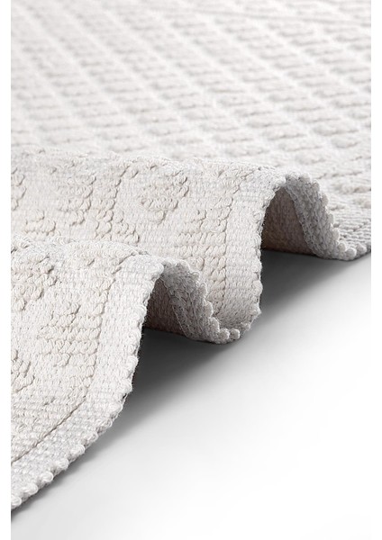 Granada Doğal Pamuklu 2'li Banyo Paspas Seti 60X100 50X60 cm Ekru fırsatları