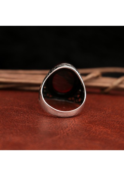 Ayyıldızlı 925 Ayar Gümüş Erkek Yüzük fırsatları