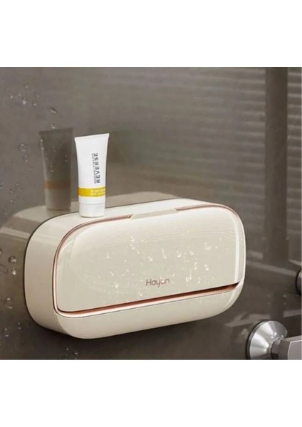 Kapaklı Krem Renk Katı Sabunluk – Kendinden Su Boşaltmalı, Su Akıtmaz Hijyenik Sabun Kutusu Banyo & Mutfak modelleri