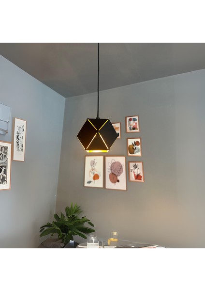 Lotus Siyah Tekli Avize Sarkıt Lamba Salon Yatak Odası Antre Avizesi fiyatları