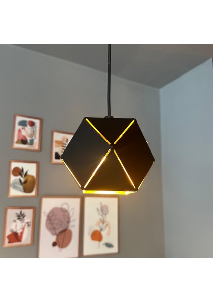 Lotus Siyah Tekli Avize Sarkıt Lamba Salon Yatak Odası Antre Avizesi fırsatları