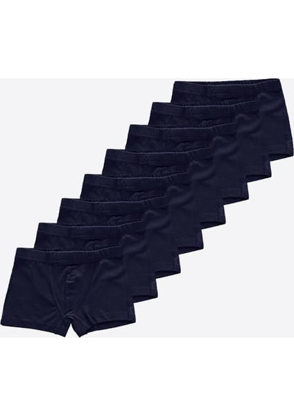 Erkek Çocuk 8'li Pamuk Elastan Boxer 8M209