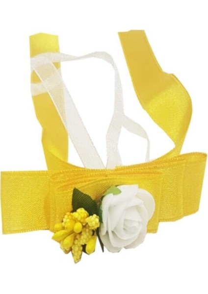 12 Li Bağlamalı Sarı Nedime Bilekliği