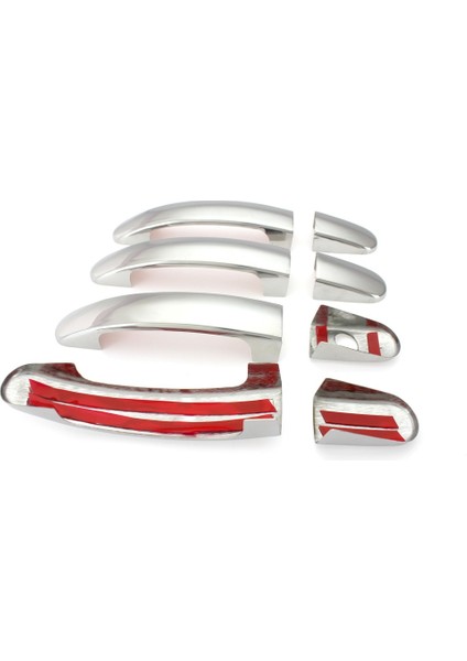 Ford Focus 3 Facelift Krom Kapı Kolu 2008- 2017 Arası 4 Kapı Paslanmaz Çelik modelleri