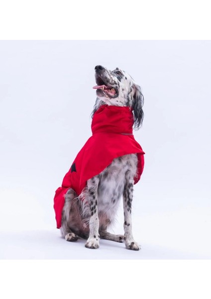 Kırmızı Colombia Prime Su Geçirmez Orta-Büyük Irk Köpek Pratik Yağmurluk fırsatları