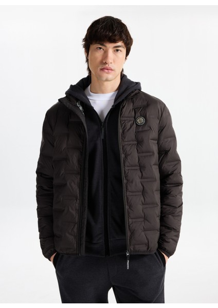 D5WM-MNT3306 Siyah Kapitone Erkek Mont