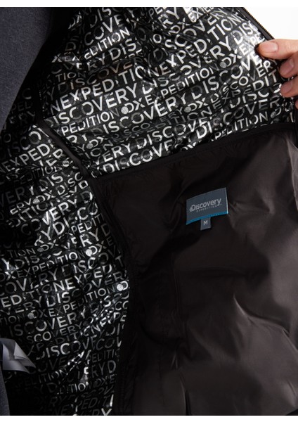 D5WM-MNT3306 Siyah Kapitone Erkek Mont