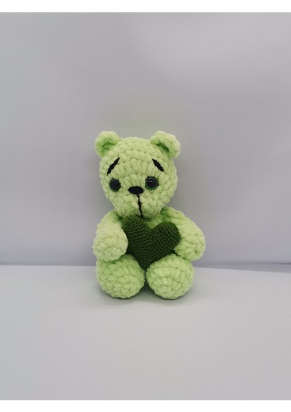 Amigurumi Sevimli Oyuncak Ayıcık El Yapımı Örme Kadife İp