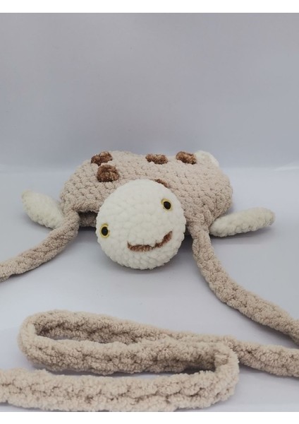 Karetta Çocuk Çantası El Yapımı Örme Kadife Ip