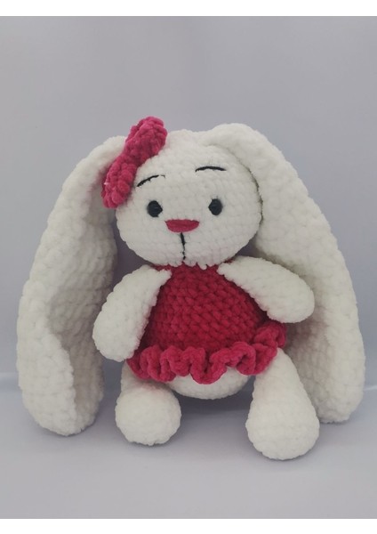 Amigurumi Oyuncak Tavşan El Yapımı Kadife Ip