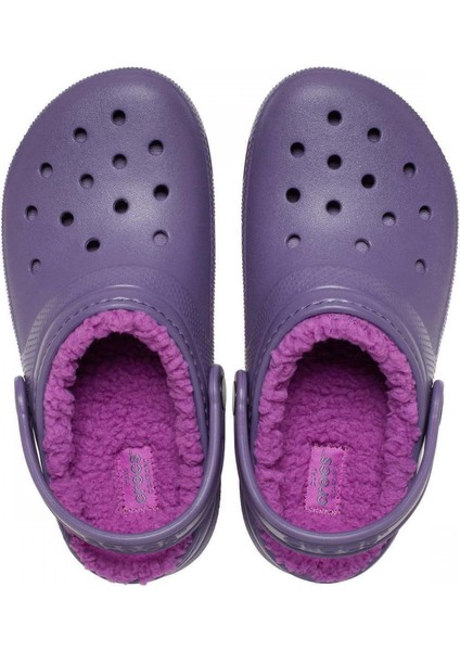 207009 Classic Lined Clog T Mor Çocuk Terlik modelleri