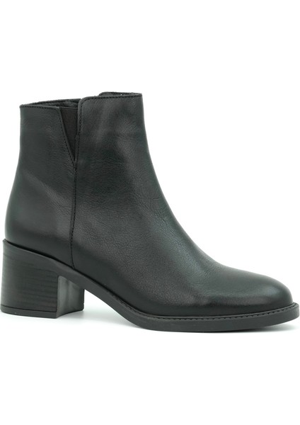 Hakiki Deri Fermuarlı Kadın Bot Kauçuk Taban - B265969 fiyatları