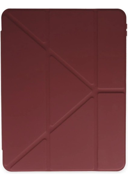 Samsung Galaxy P610 Tab S6 Lite 10.4 Kılıf Kalemlikli Mars Tablet Kılıfı - Mor- - M105R339-K18 modelleri