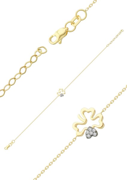 Pırlanta Yonca Bileklik