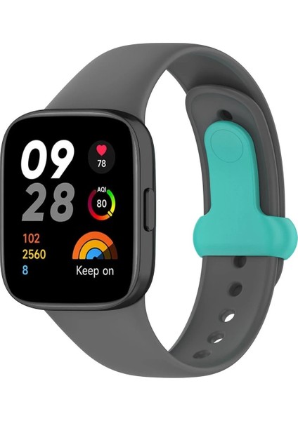 Xiaomi Redmi Watch 3 Origin Silikon Kordon - FÜME-(5796) - M084R775-K58084