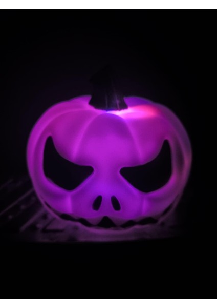 Halloween Cadılar B. Işıklı Balkabağı Beyaz10x8cm indirimleri