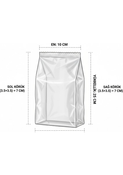 Şeffaf Düz Ambalaj Poşet | 10X25 cm 250 Adet | Kuruyemiş & Bitki Çayı Kahve | Gıda Saklama Torbası indirimleri