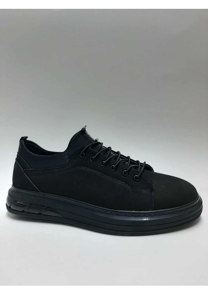 Hakiki Deri Nubuk Siyah Bağcıksız Erkek Ayakkabı C-87121865MHDYT fiyatları